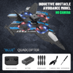 RC Plane with Camera Helicopter Remote Control Aircraft Obstacle Avoidance Fighter 2.4G Airplane EPP Foam Plane